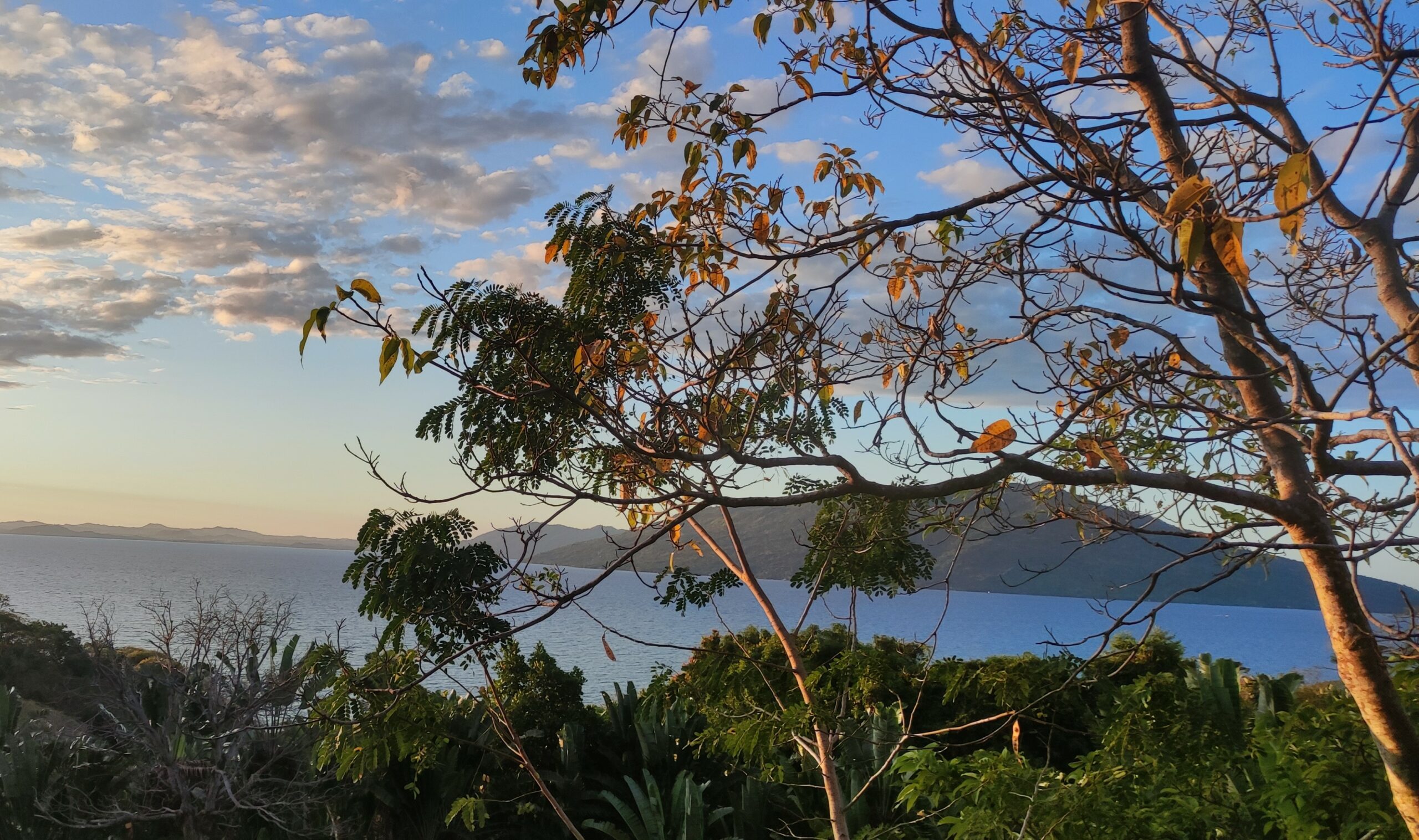 Paysage de Madagascar vue depuis Nosy Bé